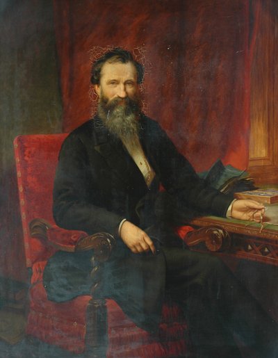 Sir Isaac Holden, 1868 door Samuel Sidley